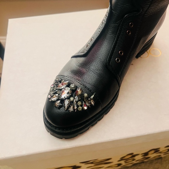 Jimmy Choo Black Embellished Moto Boots
New never worn - Picture 2 of 10